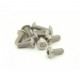 TITANIUM M3X8 BUTTON HEAD HEX SCREW (10 PCS)