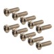 TITANIUM M3X10 BUTTON HEAD HEX SCREW (10 PCS)