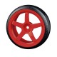 MST ORANGE 5 SPOKES WHEEL OFFSET 3 W/ CS-R TIRE (SOFT) (4)