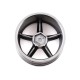 MST Flat Silver 5 Spokes WheelL Offset 5 (4)