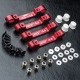 MST RMX 2.5 S ALUM. SUSPENSION MOUNT SET (RED)