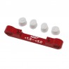 MST ADJ. ALUM. SUSPENSION MOUNT (+1.5-+3.0) (RED)