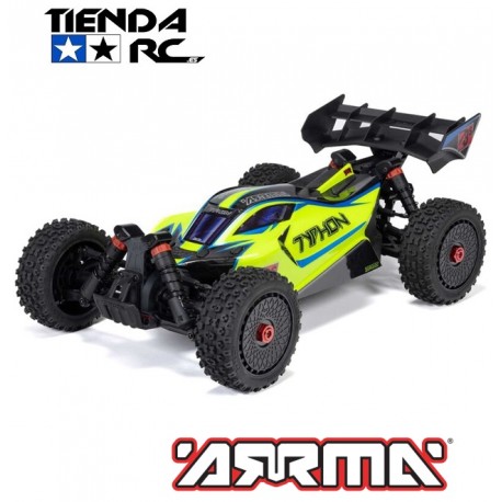 ARRMA 1/8 TYPHON 223S Brushless 4WD Buggy RTR, Amarillo
