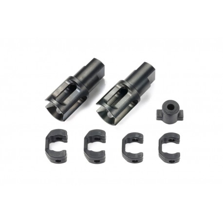 Tamiya Steel Front Direct Cups Trf420 (2Pcs)