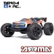 ARRMA 1/8 KRATON 6S V6 MT 4WD BLX Brushless RTR, Naranja