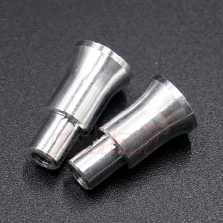 Tamiya Ta01/Top Force Steering Mount 2 pcs Silver