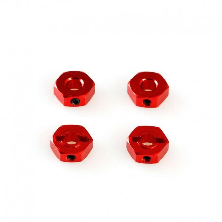LC Racing wheel Hub Hex Alu 12mm 4pcs