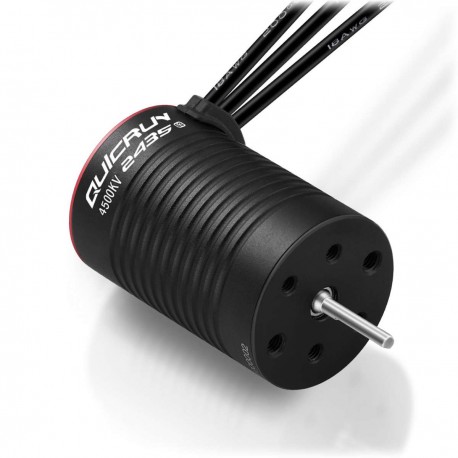 Hobbywing QuicRun 2435SL 4500kV RED G3 SE Sensorless Motor for 1:16, 1:18