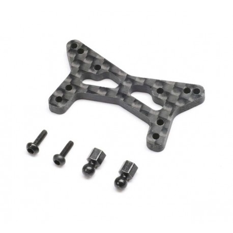 Losi Carbon front shock tower: micro-b