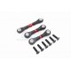 GPM TT02 Alloy Steering TIE-ROD SET (Red)