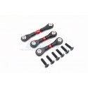 GPM TT02 Alloy Steering TIE-ROD SET (Red)