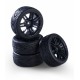 Carson 1:10 wheel set(4) Design 14Sp.black 26mm