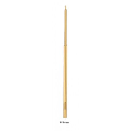 PUNTA LLAVE ALLEN 0.9MM ACERO HSS (TITANIUM COATED)