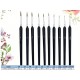 Yutiars Black Brush set (10 pcs)