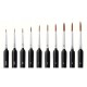 Yutiars Black Brush set (10 pcs)