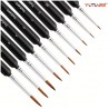 Yutiars Black Brush set (10 pcs)