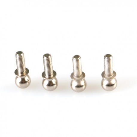 LC Racing Ball Stud 5.5mm With Thread 8mm 4pcs