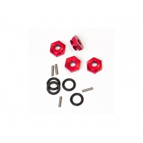 Hobbytech Hexagone de roue av/ar Alu + joint