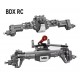 Bdx Rc CNC Machined Aluminum Alloy Front and Rear Portal Axle for 1/10 RC Crawler Car 