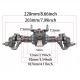 Bdx Rc CNC Machined Aluminum Alloy Front and Rear Portal Axle for 1/10 RC Crawler Car 