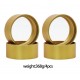 Bdx Rc Brass Heavy 1.9Inch Beadlock Wheel Rim Hub for 1/10 RC Crawler Car (4pcs)