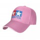 Baseball Cap Vintage Tamiya Logo  Adjustable (Pink)