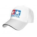 Baseball Cap Vintage Tamiya Logo Adjustable (White)