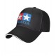 Baseball Cap Vintage Tamiya Logo Adjustable (Black)