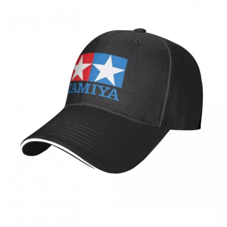 Baseball Cap Vintage Tamiya Logo Adjustable (Black)