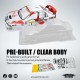 Yeah Racing 1/10 Mitubishi Lancer EVO IV Clear Body w/Rims Set