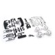 Yeah Racing 1/10 Mitubishi Lancer EVO IV Clear Body w/Rims Set