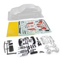 Yeah Racing 1/10 Mitubishi Lancer EVO IV Clear Body w/Rims Set