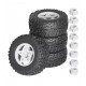 Austar 4Pcs 110mm 1/8 Short Course Truck Tire Wheel Hex 12mm 14mm 17mm