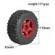 Austar 4Pcs 110mm 1/8 Short Course Truck Tire Wheel Hex 12mm 14mm 17mm