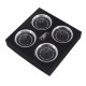 Red Spider Rc 1.9" Aluminum Beadlock Crawler Wheels Black (4pcs)