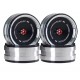 Red Spider Rc 1.9" Aluminum Beadlock Crawler Wheels Black (4pcs)