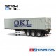Tamiya Container 3-Axel Trailer 40 Ft
