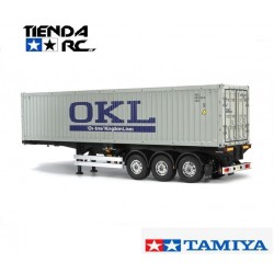 Tamiya Container 3-Axel Trailer 40 Ft