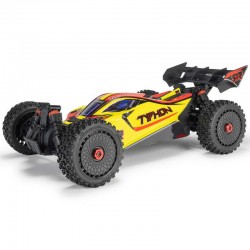 Arrma 1-8 TYPHON MEGA 665 4X4 RTR Brushed Buggy Yellow