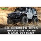 Louise RC - CR-UPHILL - 1-18/1-24 Crawler Tires - Super Soft - for 1.0 Wheels