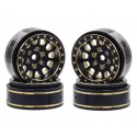 Bdx Rc Brass 1,0" Plus Beadlock Crawler Wheels M100 (1/24-1/18)
