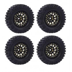 Bdx Rc Brass 1,0" Plus  Wheels M100 & Soft Tyres (1/24-1/18)