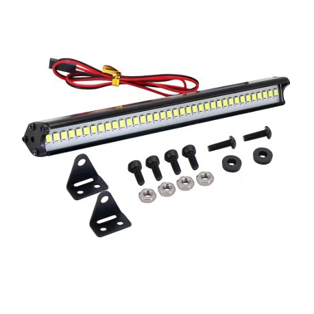 RCPARTS ALUMINIUM 36 LED LIGHT BAR W/SIDE CAB MOUNTS