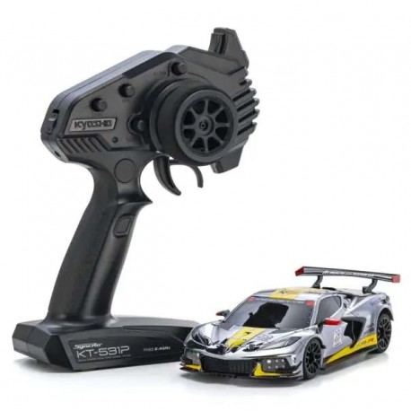  Kyosho Mini-Z MR04 RWD Corvette C8-R Chrome 20th Anni (W-MM/KT531P)