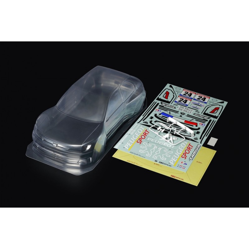 TAMIYA PEUGEOT 306 MAXI WRC ボディパーツセット TAMIYA PEUGEOT 306