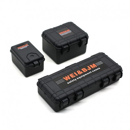 1/10 SCALE CRAWLER ACCESSORY TOOL CASES (3PCS)