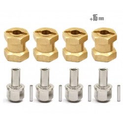 BRASS HEX ADAPTOR 15MM 