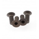 Hiro Seiko M3X8 Alu Hard Coated Hex Socket Flat Head Screw 