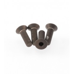 Hiro Seiko Alu Hard Coated Hex Socket Flat Head Screw M3x10