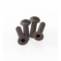 Hiro Seiko M3X12 Alu Hard Coated Hex Socket Flat Head Screw 